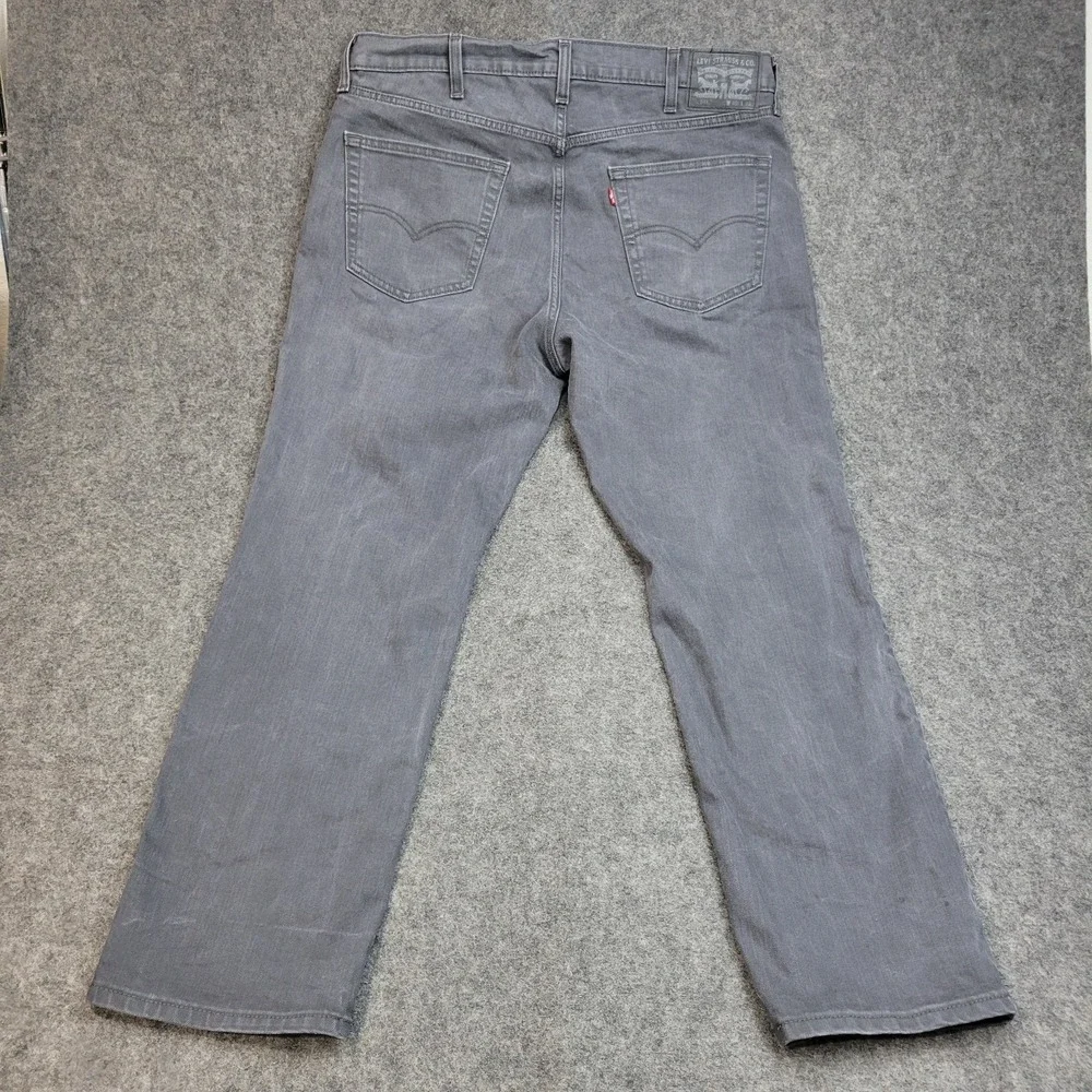 Levis 541 Jeans Mens 40x32 Gray‎ Denim Red Tab Americana Athletic Fit Stretch